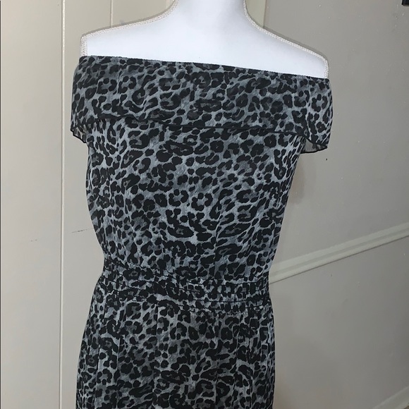 L8ter Leopard print long dress size L - Picture 2 of 4